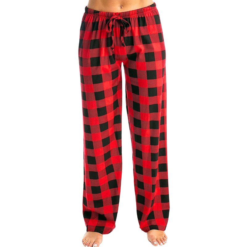 Asanta | Women's Pants | Women's Christmas Checkered Pajama Pants | Comfortable-Fashion Nora