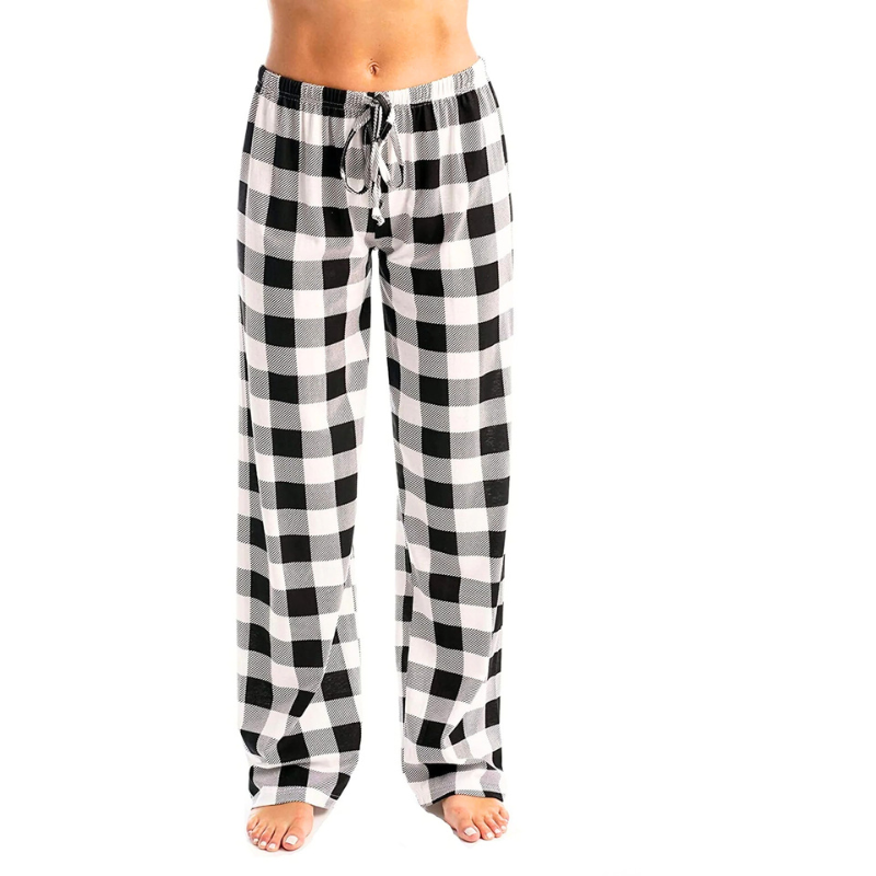 Asanta | Women's Pants | Women's Christmas Checkered Pajama Pants | Comfortable-Fashion Nora