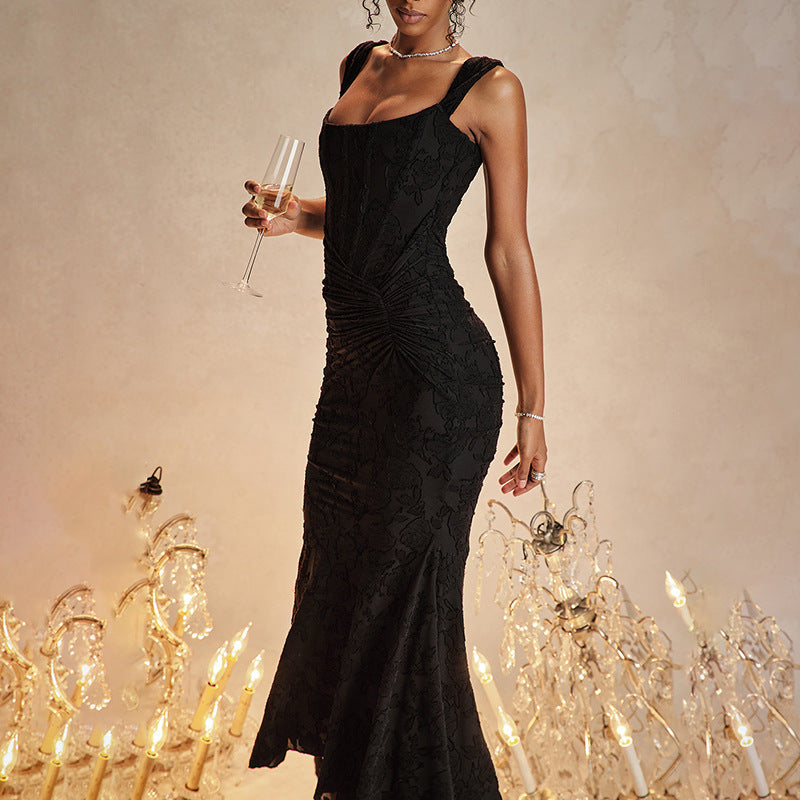 Celeste Fishtail | Maxi Dress-Fashion Nora