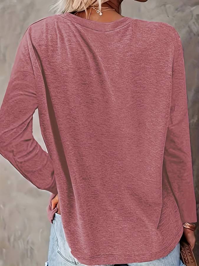 Christmas Pullover - Women's Loose Fit Christmas Tree Long Sleeve Shirt-Fashion Nora