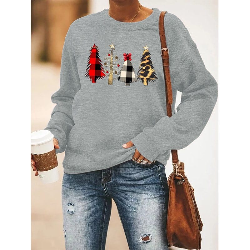 Christmas Sweatshirt | Casual | Loose Fit | Xmas Pullover | Women's Jumper-Fashion Nora