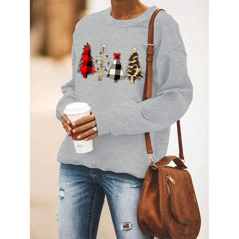 Christmas Sweatshirt | Casual | Loose Fit | Xmas Pullover | Women's Jumper-Fashion Nora