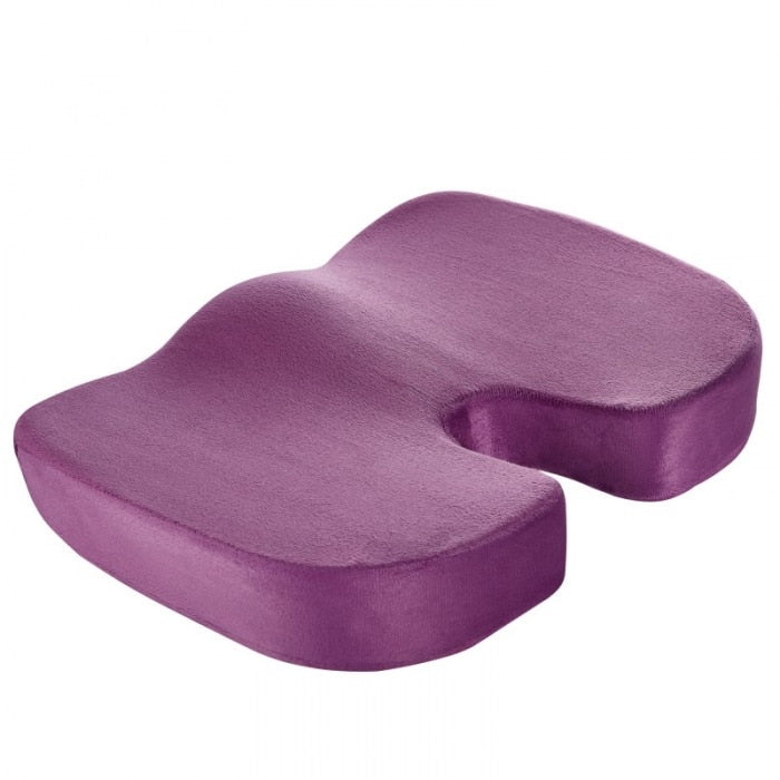 Coccyx Cushion - Memory Foam - Sciatica - Sitting Pillow - Back Pain Pillow-Fashion Nora
