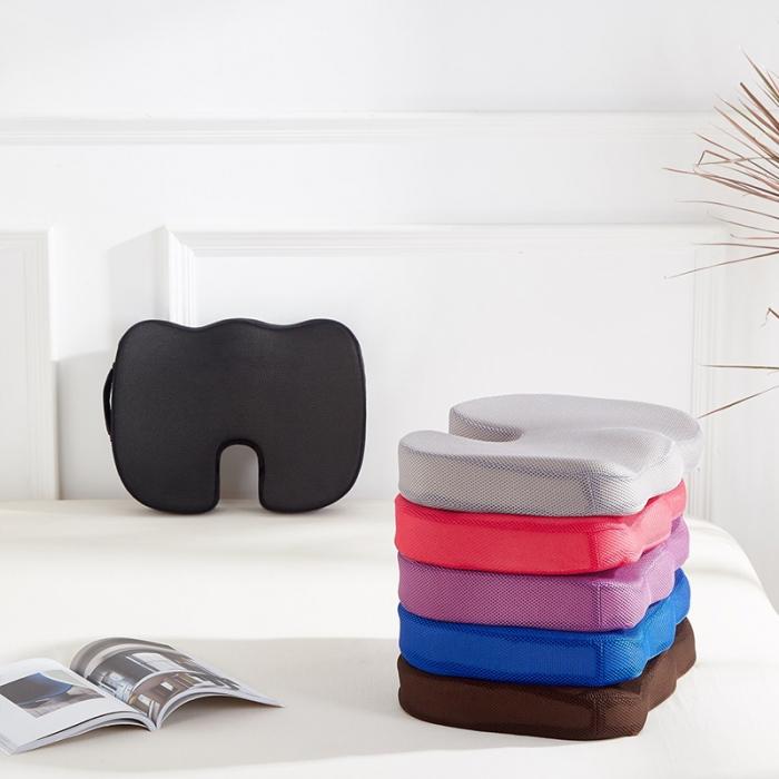 Coccyx Cushion - Memory Foam - Sciatica - Sitting Pillow - Back Pain Pillow-Fashion Nora