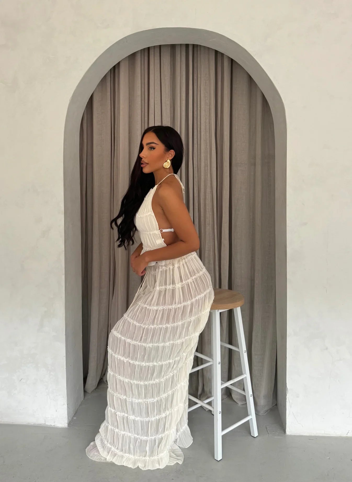 Crop & Gown Ensemble | Set-Fashion Nora
