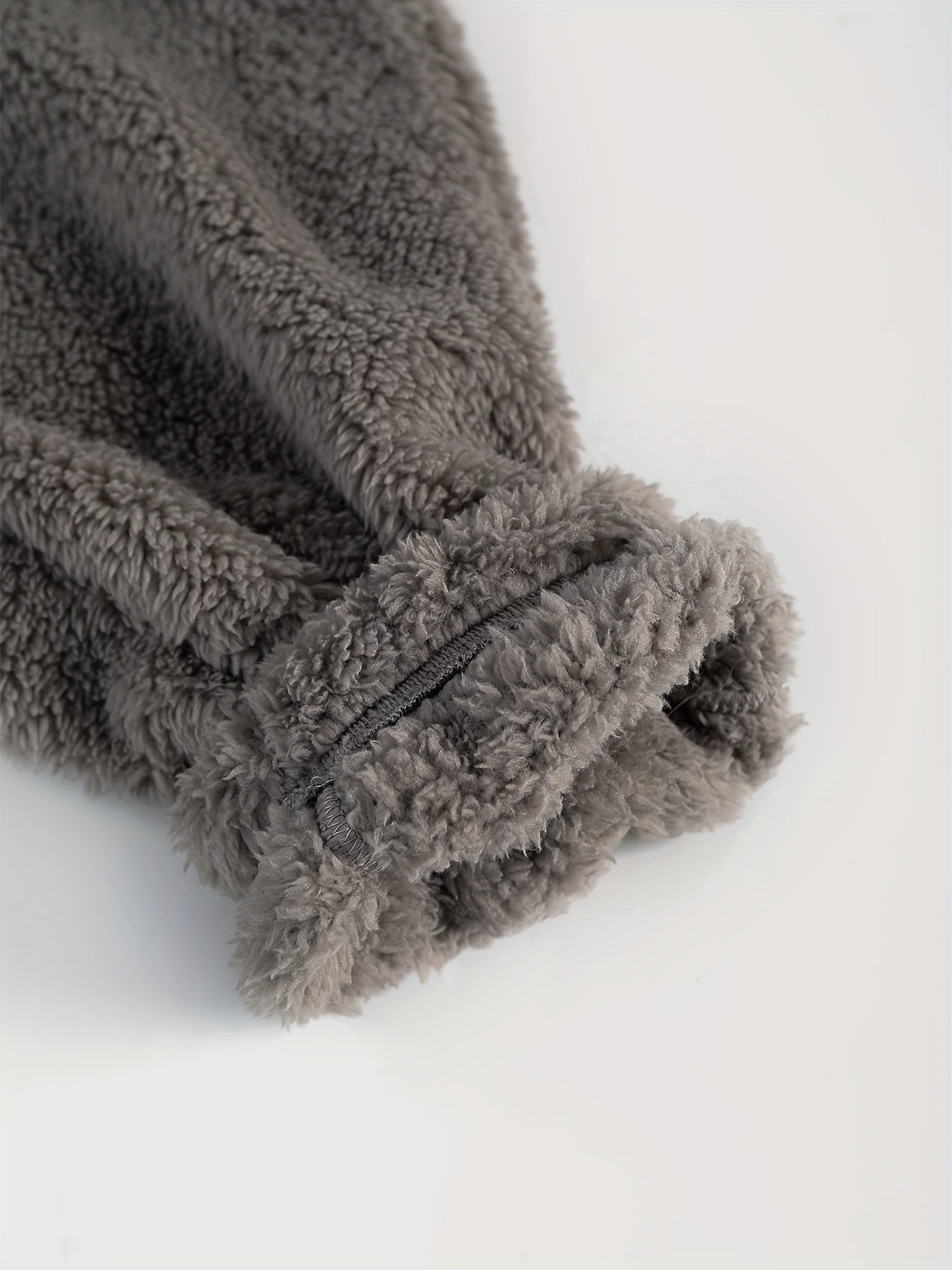Fleece Loungewear - Comfy Two-Piece Teddy Hoodie and Sweatpants Set-Fashion Nora