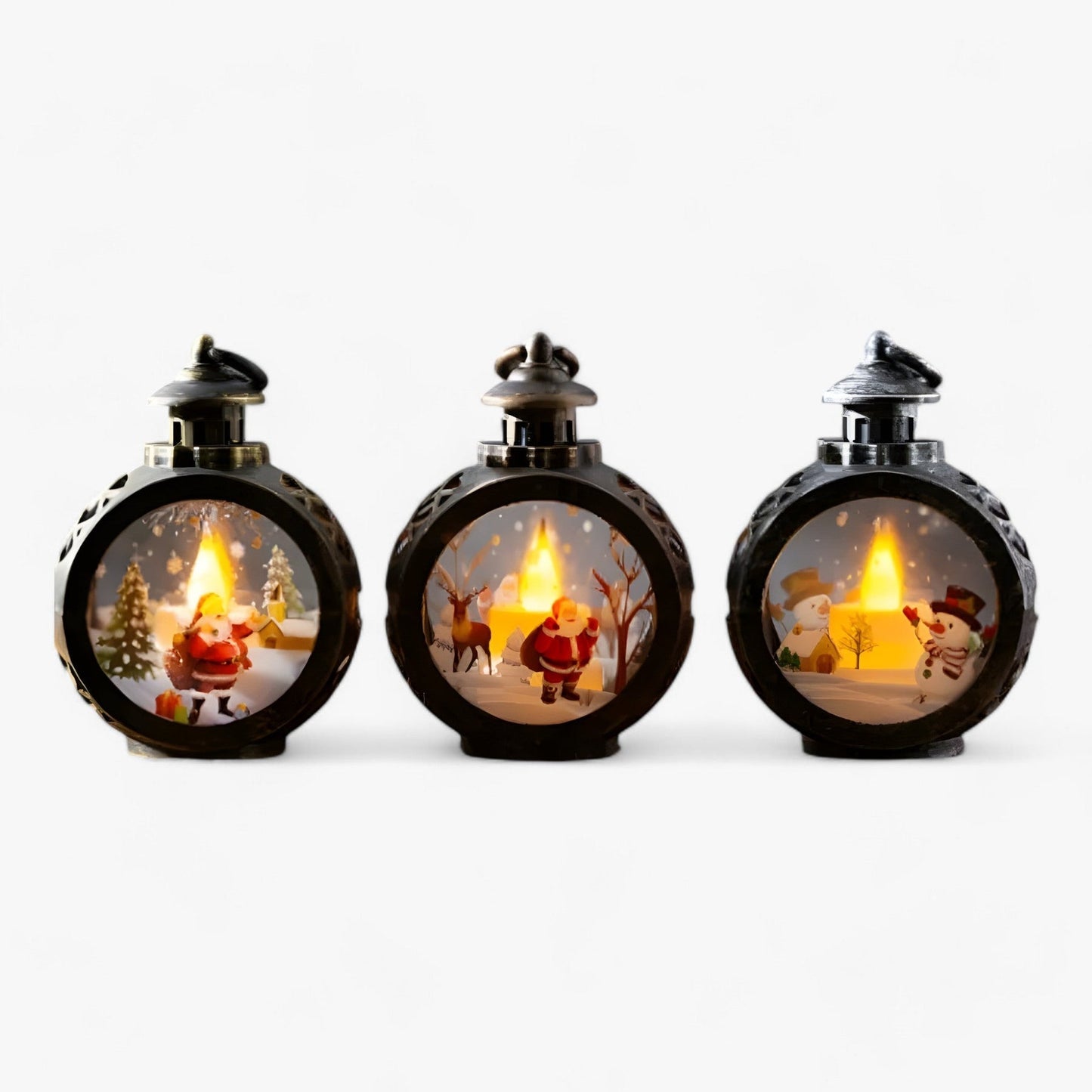 FrostGlow - Decorative snowman lamp with LED light simulated for Christmas-Fashion Nora