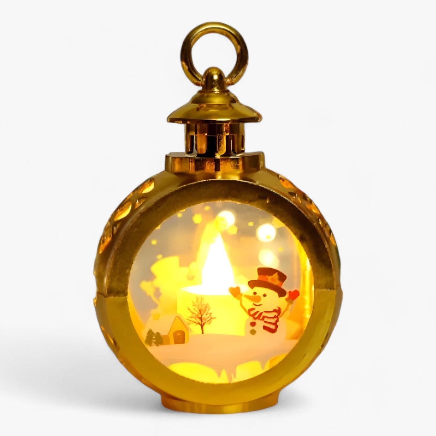 FrostGlow - Decorative snowman lamp with LED light simulated for Christmas-Fashion Nora