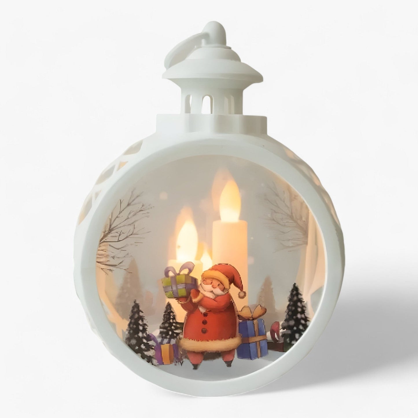 FrostGlow - Decorative snowman lamp with LED light simulated for Christmas-Fashion Nora
