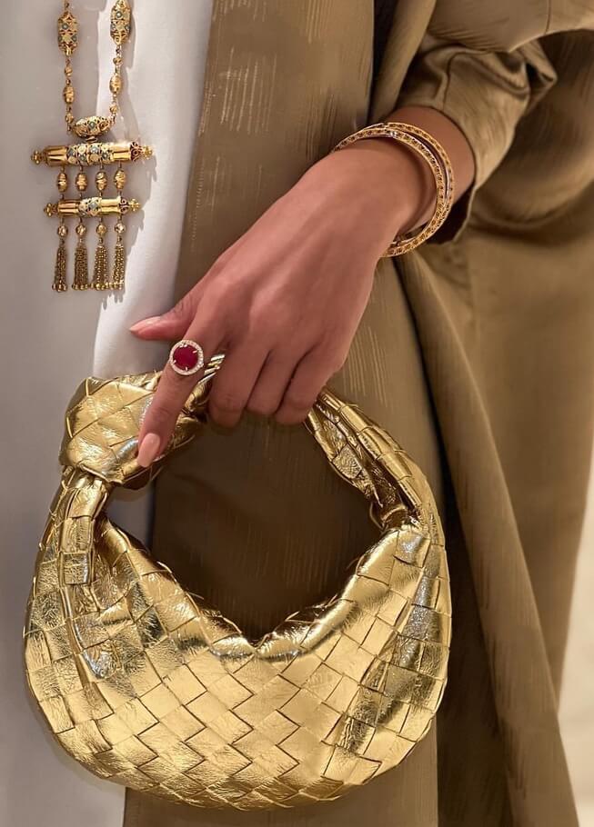 Handbag - Women's Small Fashion Woven Knot Bag-Fashion Nora