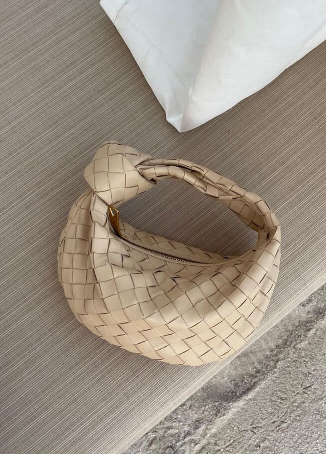 Handbag - Women's Small Fashion Woven Knot Bag-Fashion Nora