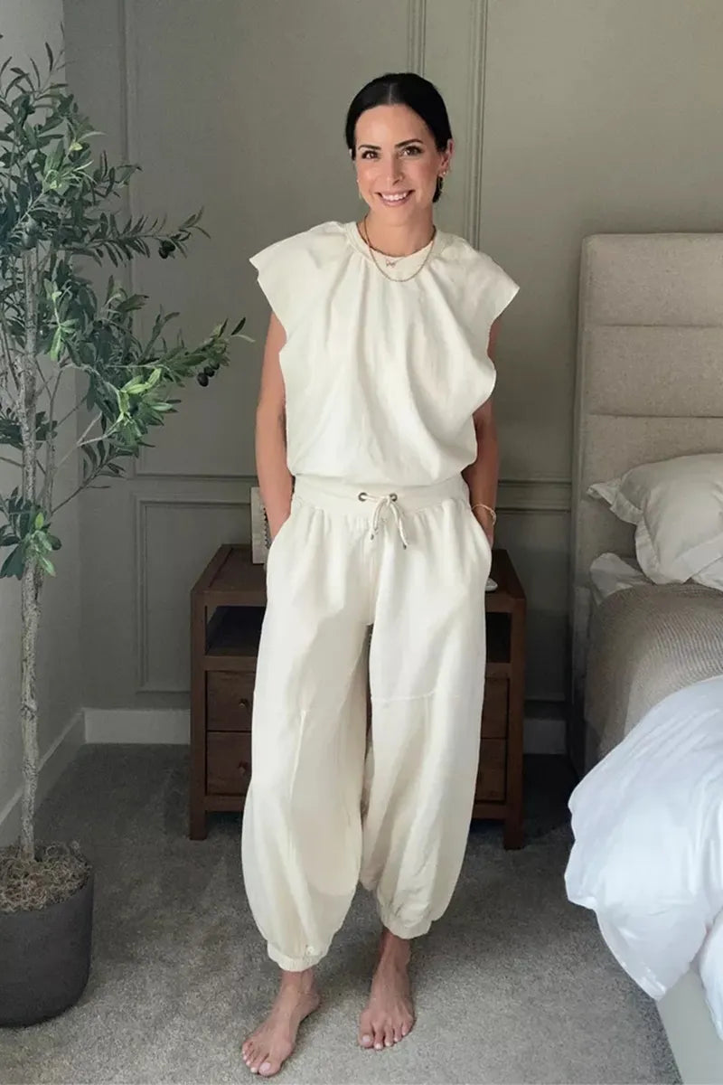 Jumpsuit | Casual | Short Sleeve | Jogger Jumpsuit | Women's Jumpsuit-Fashion Nora