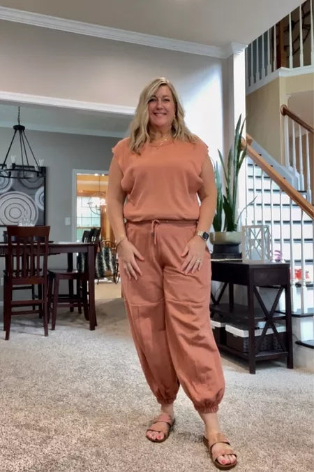 Jumpsuit | Casual | Short Sleeve | Jogger Jumpsuit | Women's Jumpsuit-Fashion Nora