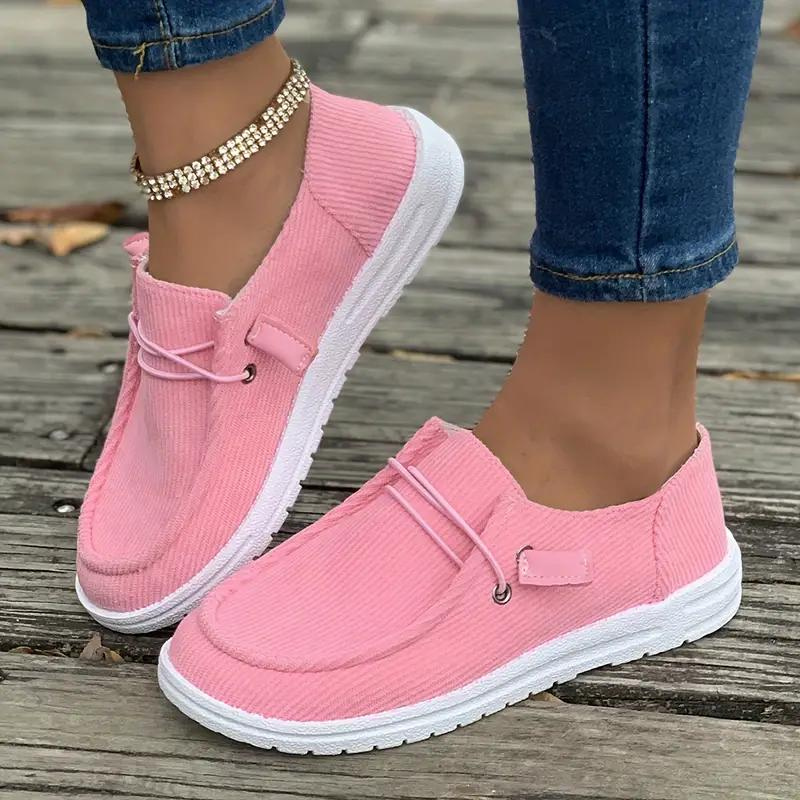 Loafers, Slip On, Lightweight, Women's Shoes, Canvas Shoes-Fashion Nora