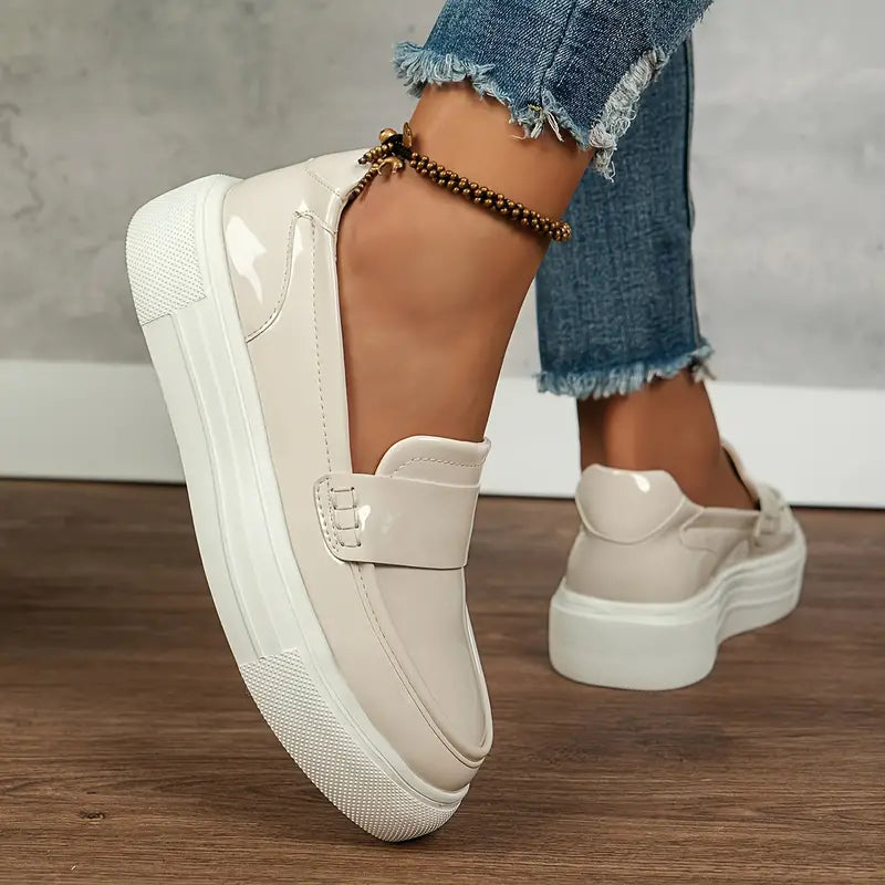Loafers Slip On Soft Sole Platform Loafers Women s Shoes Fashion Nora