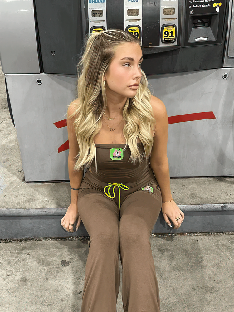 Lounge Set | Tube Top | Flared Pants | Two-Piece Set | Women's Clothing-Fashion Nora