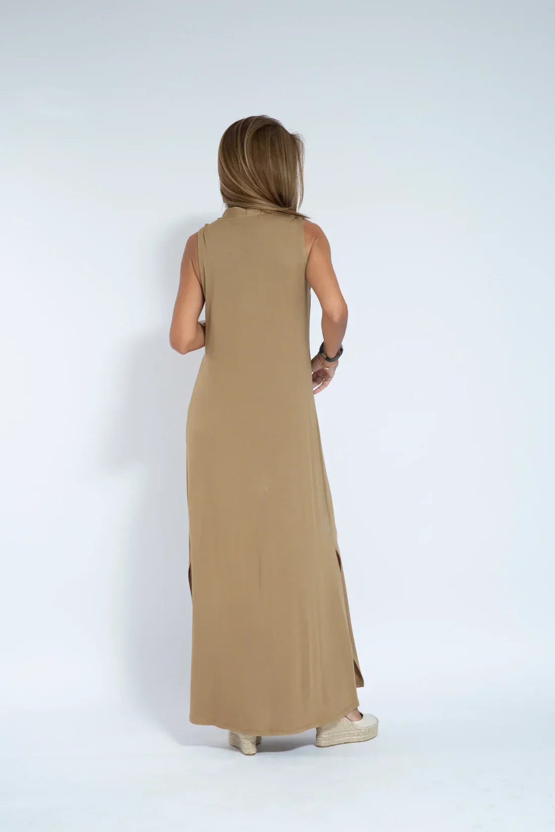 Maxi Dress - Women's V-Neck Dress and Long Cardigan Two-Piece Set-Fashion Nora