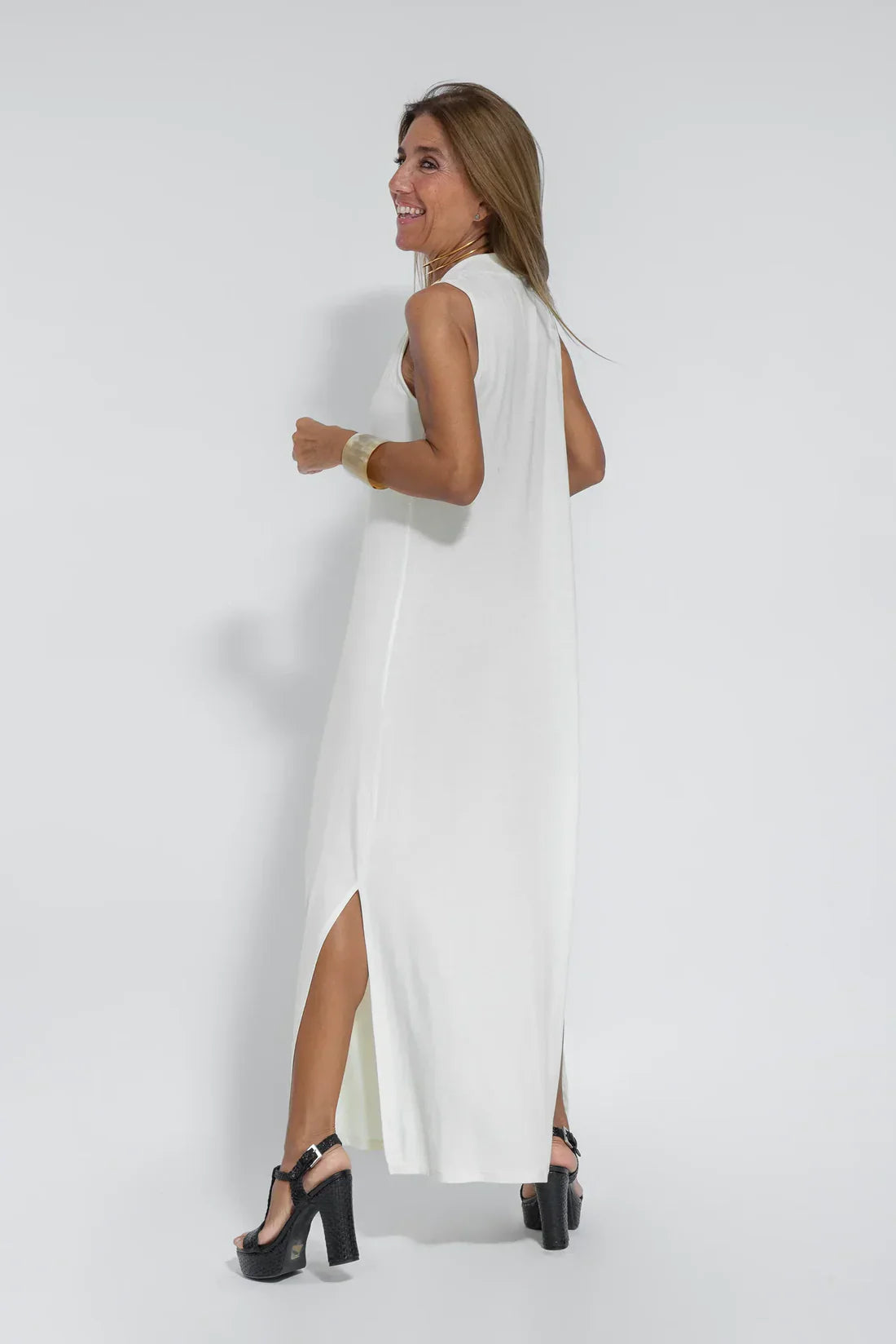 Maxi Dress - Women's V-Neck Dress and Long Cardigan Two-Piece Set-Fashion Nora