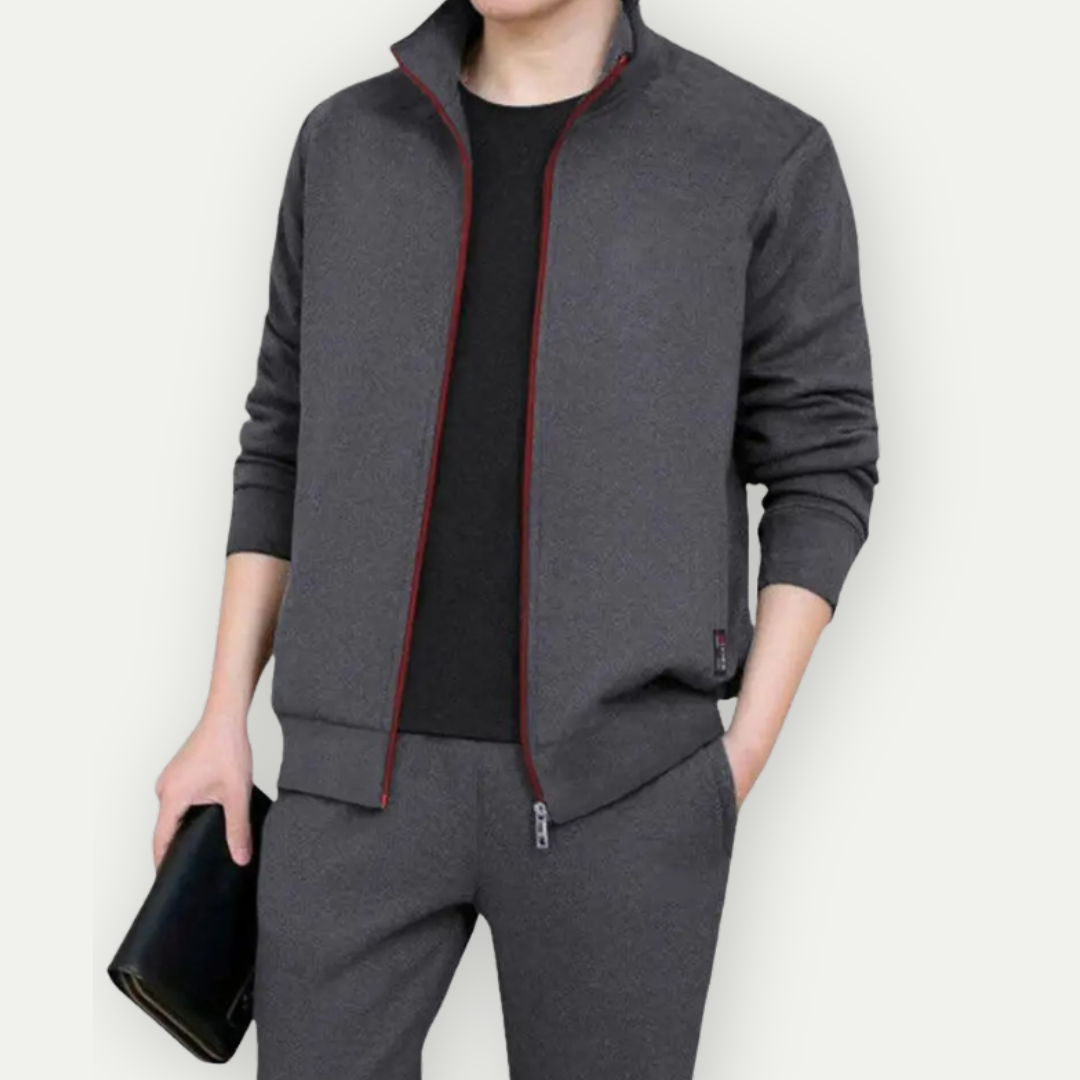 Men's Tracksuit | Zip-Up | Drawstring | Sweatsuit | Men's Activewear-Fashion Nora