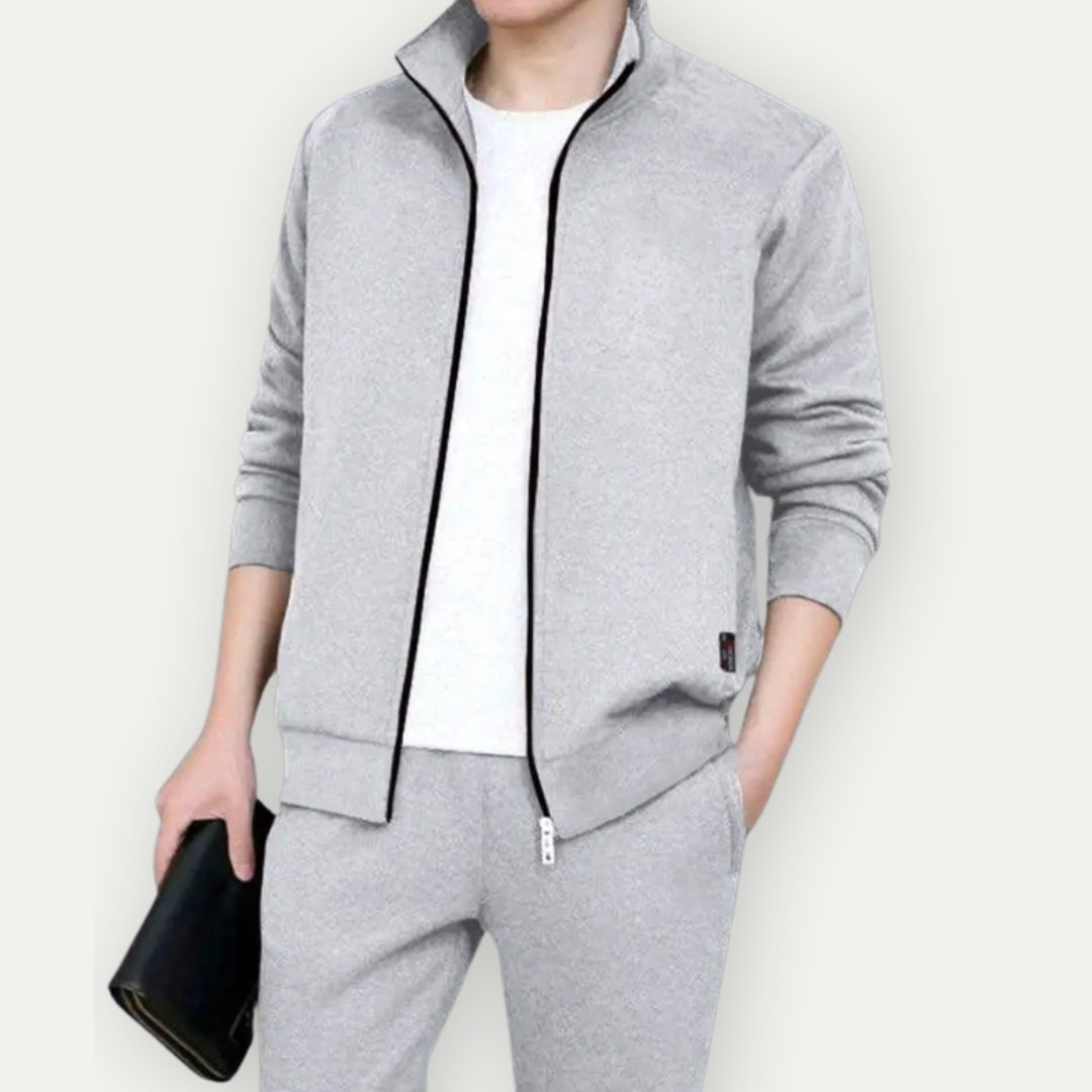 Men's Tracksuit | Zip-Up | Drawstring | Sweatsuit | Men's Activewear-Fashion Nora