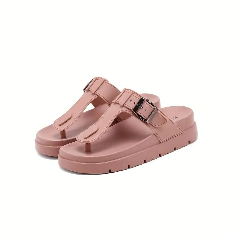 Orthopedic Sandals, Buckle Strap, Slip On, Flip Flops, Shoes for Summer-Fashion Nora