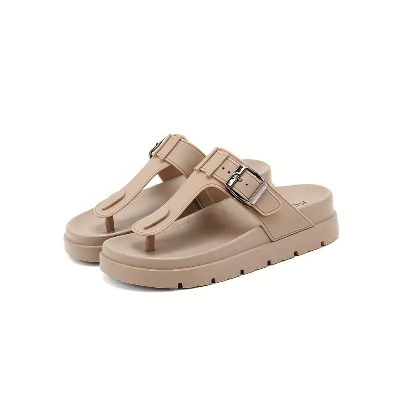 Orthopedic Sandals, Buckle Strap, Slip On, Flip Flops, Shoes for Summer-Fashion Nora