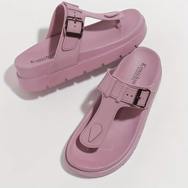 Orthopedic Sandals, Buckle Strap, Slip On, Flip Flops, Shoes for Summer-Fashion Nora