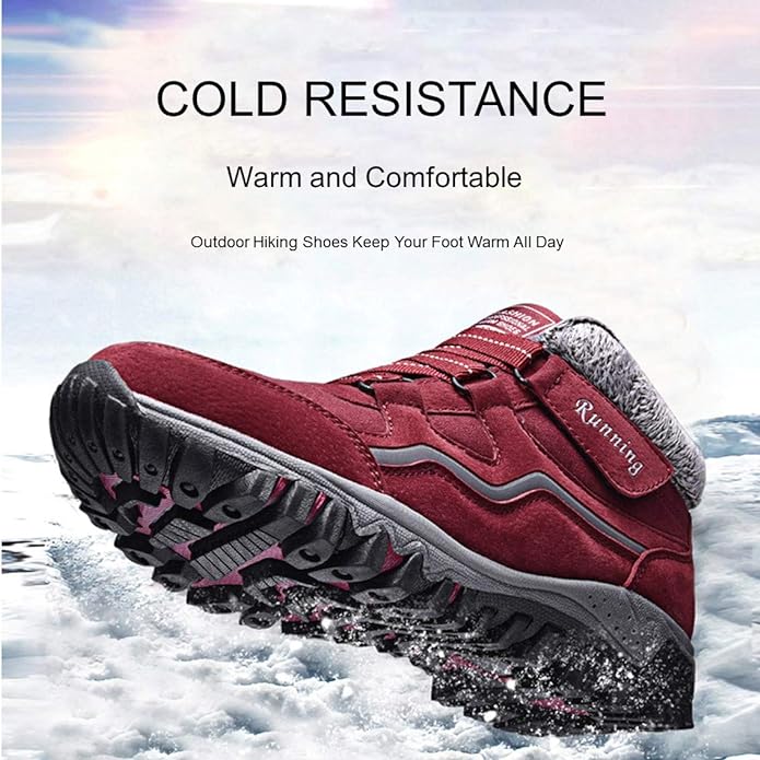 Orthopedic Shoes - Fur-Lined - Walking - Trekking Shoes - Winter Shoes Women-Fashion Nora