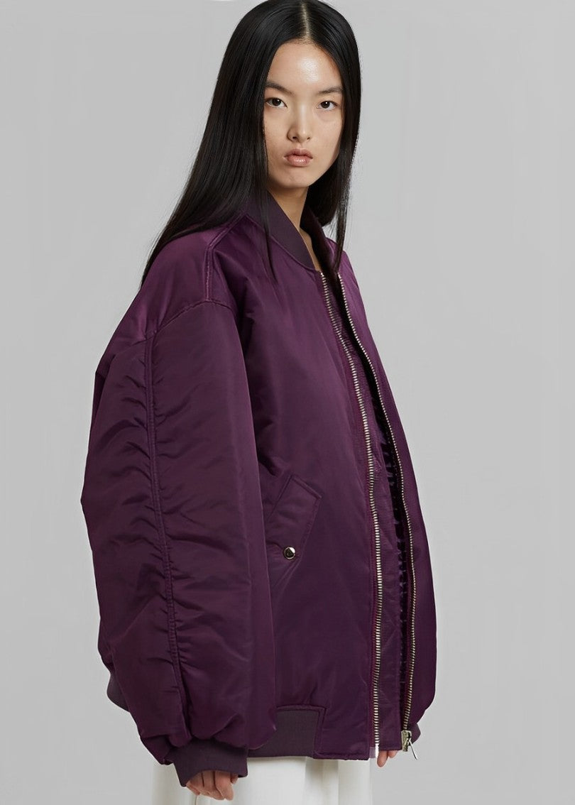 Oversized Jacket - Warm - Padded - Winter Bomber Jacket - Women's Jacket-Fashion Nora