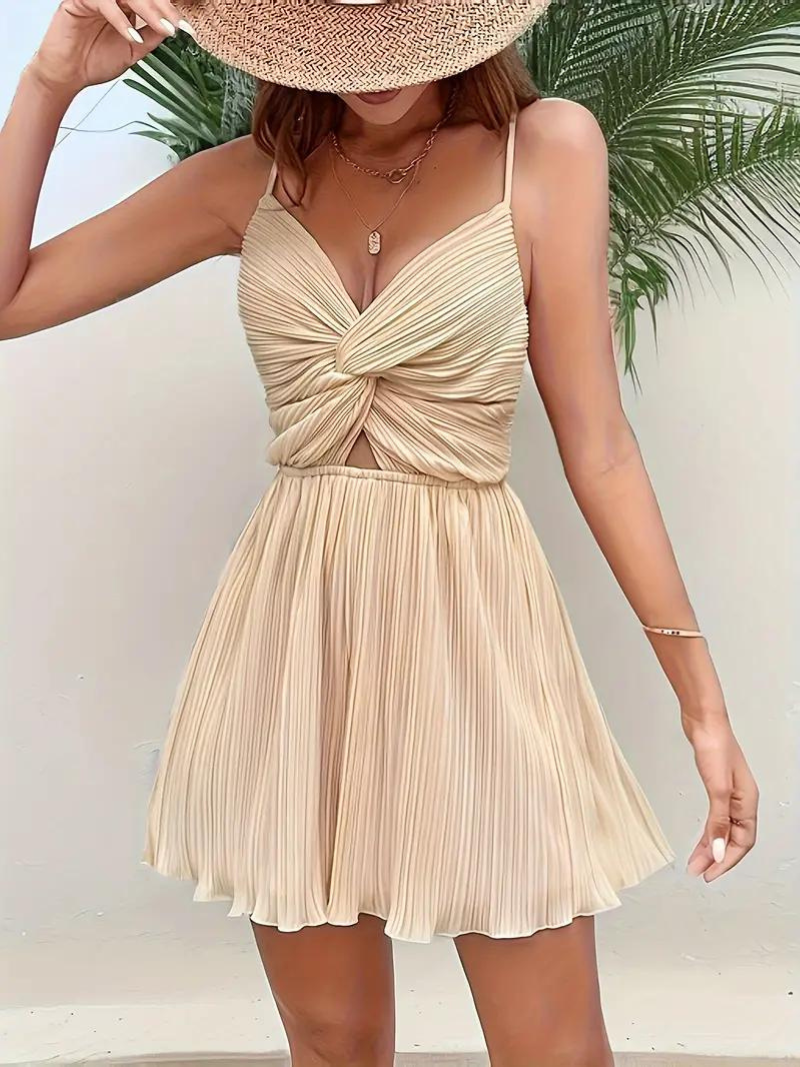 Playsuit - Backless - Sleeveless - Jumpsuit - Summer Clothes-Fashion Nora