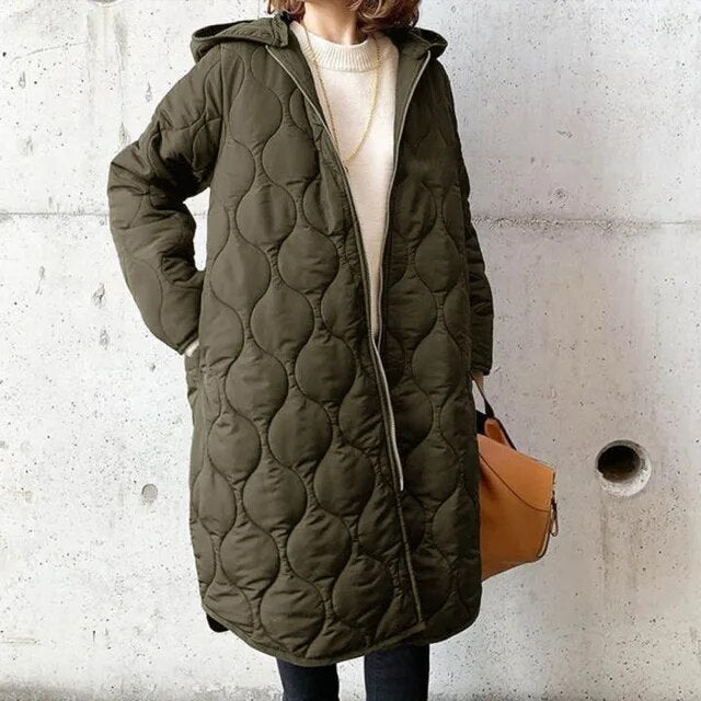Quilted Coat | Oversized | Padded | Parka Jacket | Women's Jacket-Fashion Nora