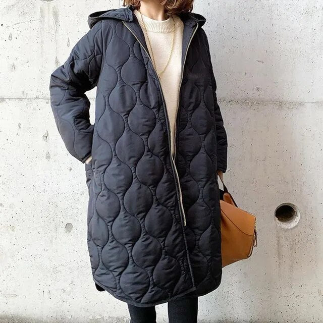 Quilted Coat | Oversized | Padded | Parka Jacket | Women's Jacket-Fashion Nora