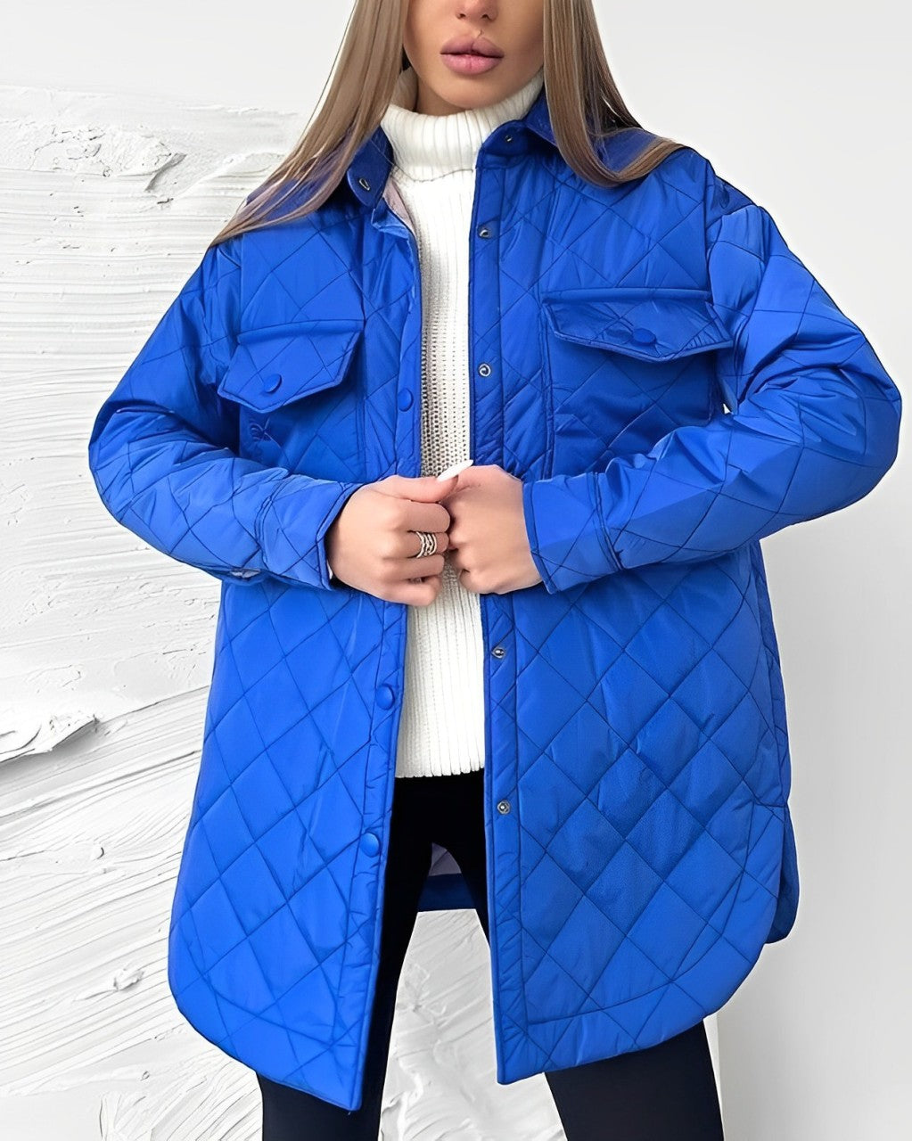 Quilted Jacket | Belt | Lightweight | Padded Jacket | Women's Winter Jacket-Fashion Nora