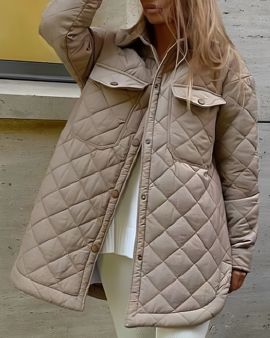 Quilted Jacket | Belt | Lightweight | Padded Jacket | Women's Winter Jacket-Fashion Nora