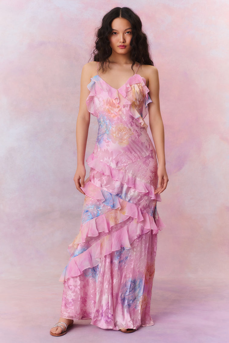 Ruffle Dress - Sleeveless - Lightweight - Elegant Dress - Summer Dress-Fashion Nora
