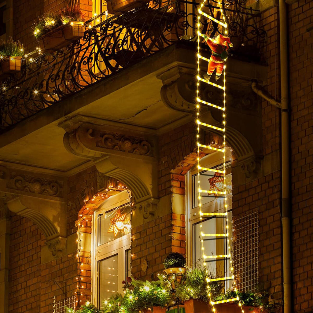 SantaClimb - 3M Santa climbing ladder for festive fun-Fashion Nora