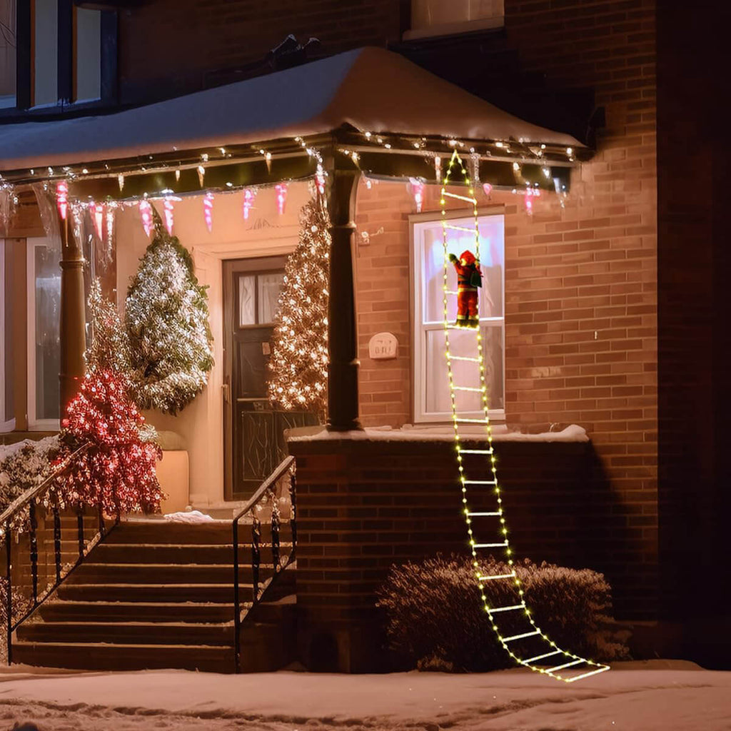SantaClimb - 3M Santa climbing ladder for festive fun-Fashion Nora