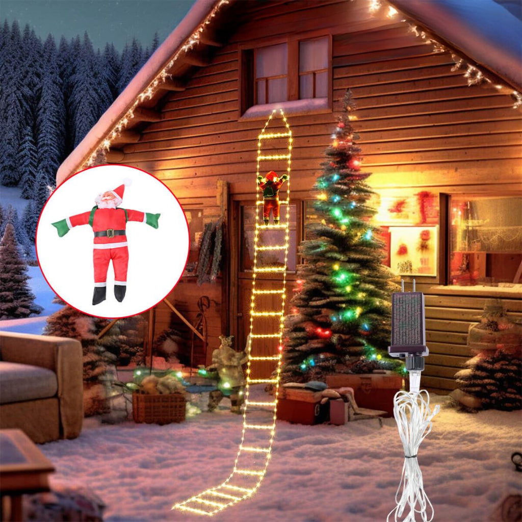 SantaClimb - 3M Santa climbing ladder for festive fun-Fashion Nora