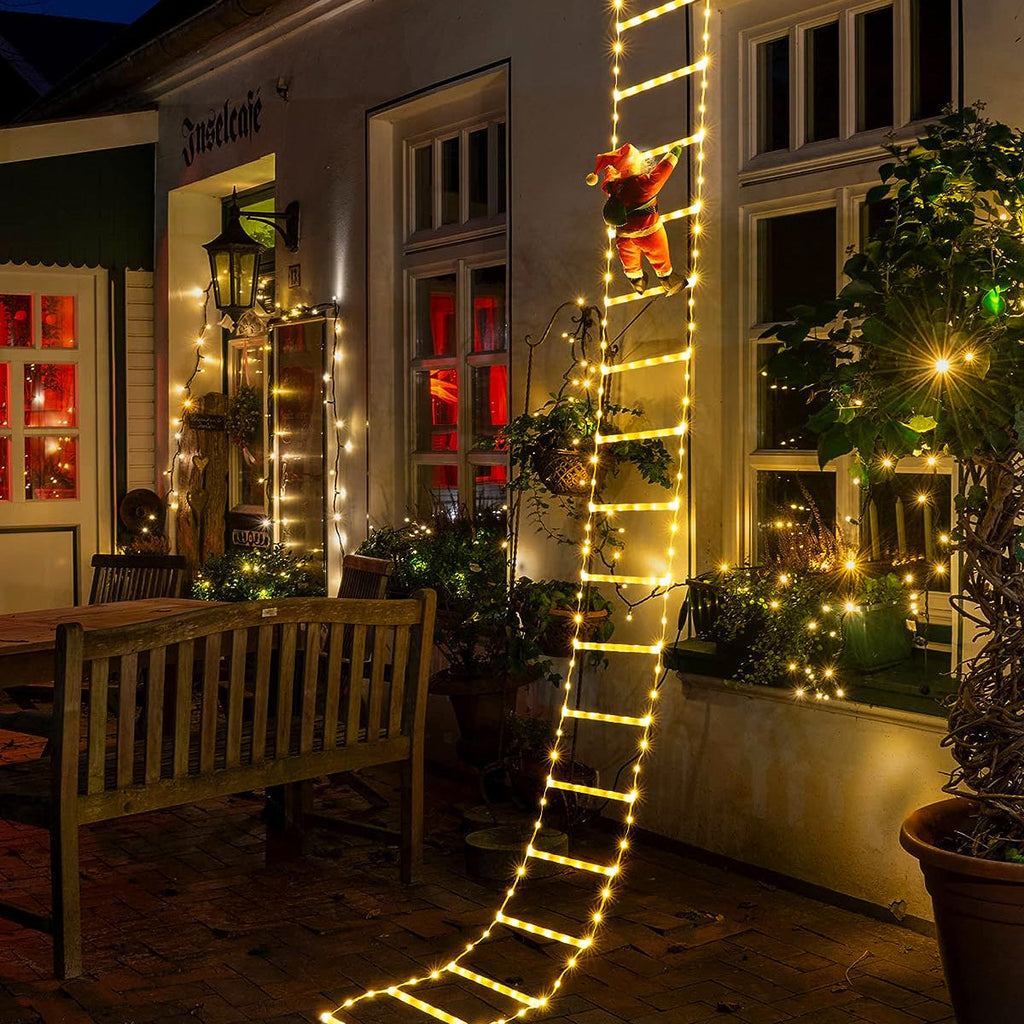 SantaClimb - 3M Santa climbing ladder for festive fun-Fashion Nora