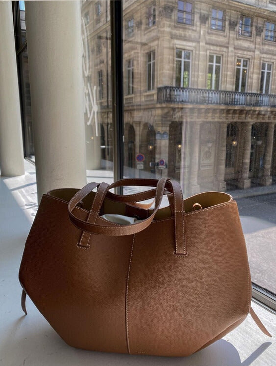 Shopper Bag - Large - Leatherette - Shoulder Bag - Tote Bag-Fashion Nora