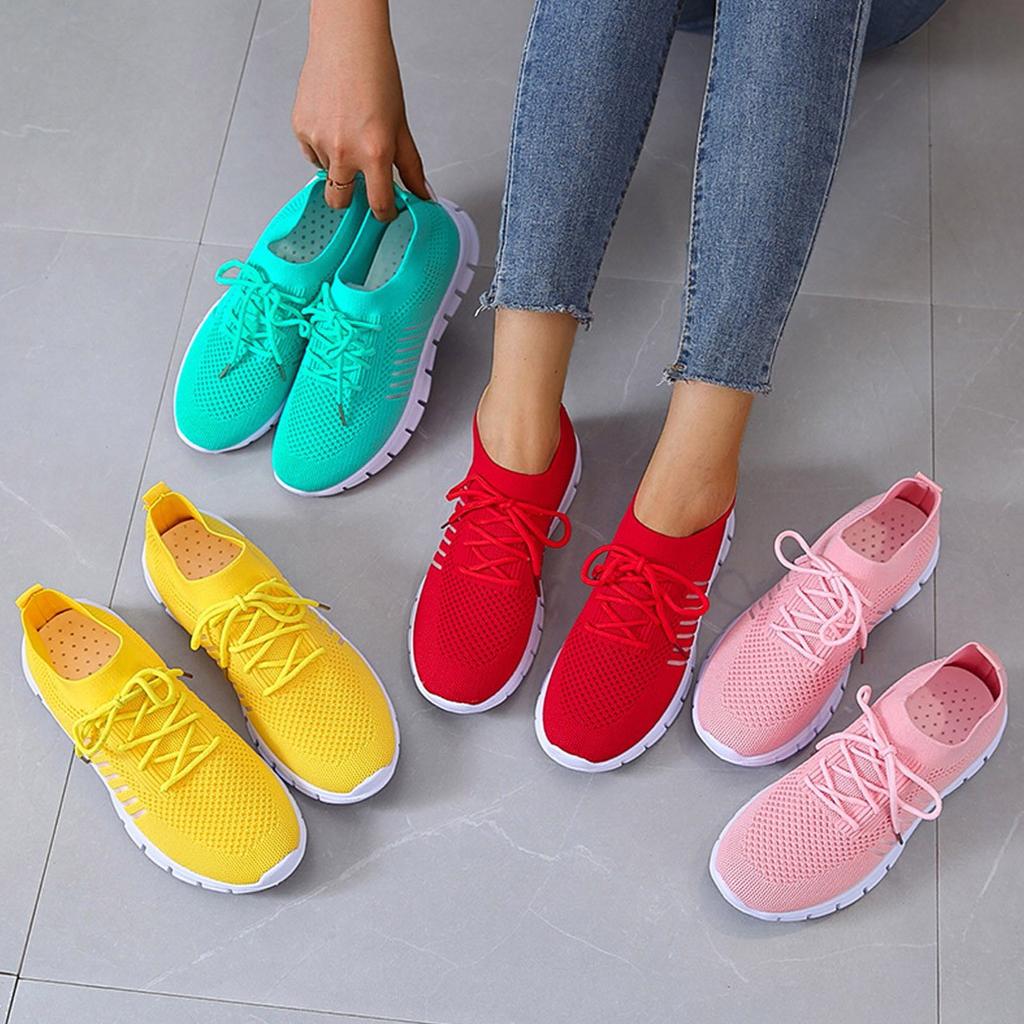 Slip-On Sneakers - Breathable- Orthopedic - Mesh Sneakers - Women's Trainers-Fashion Nora