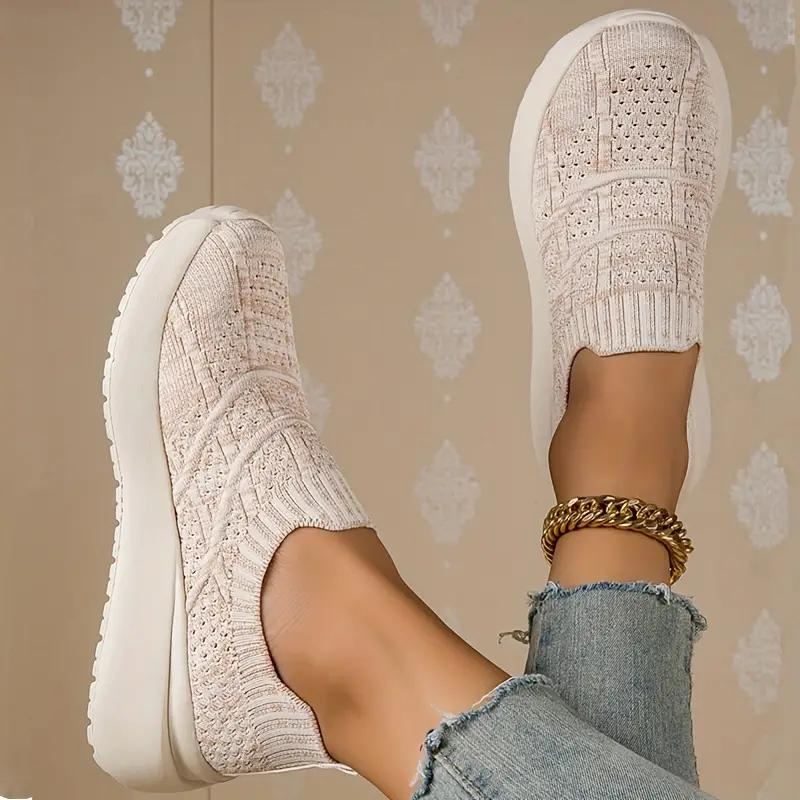 Slip On Sneakers, Breathable, Orthopedic, Trainers, Walking Shoes-Fashion Nora