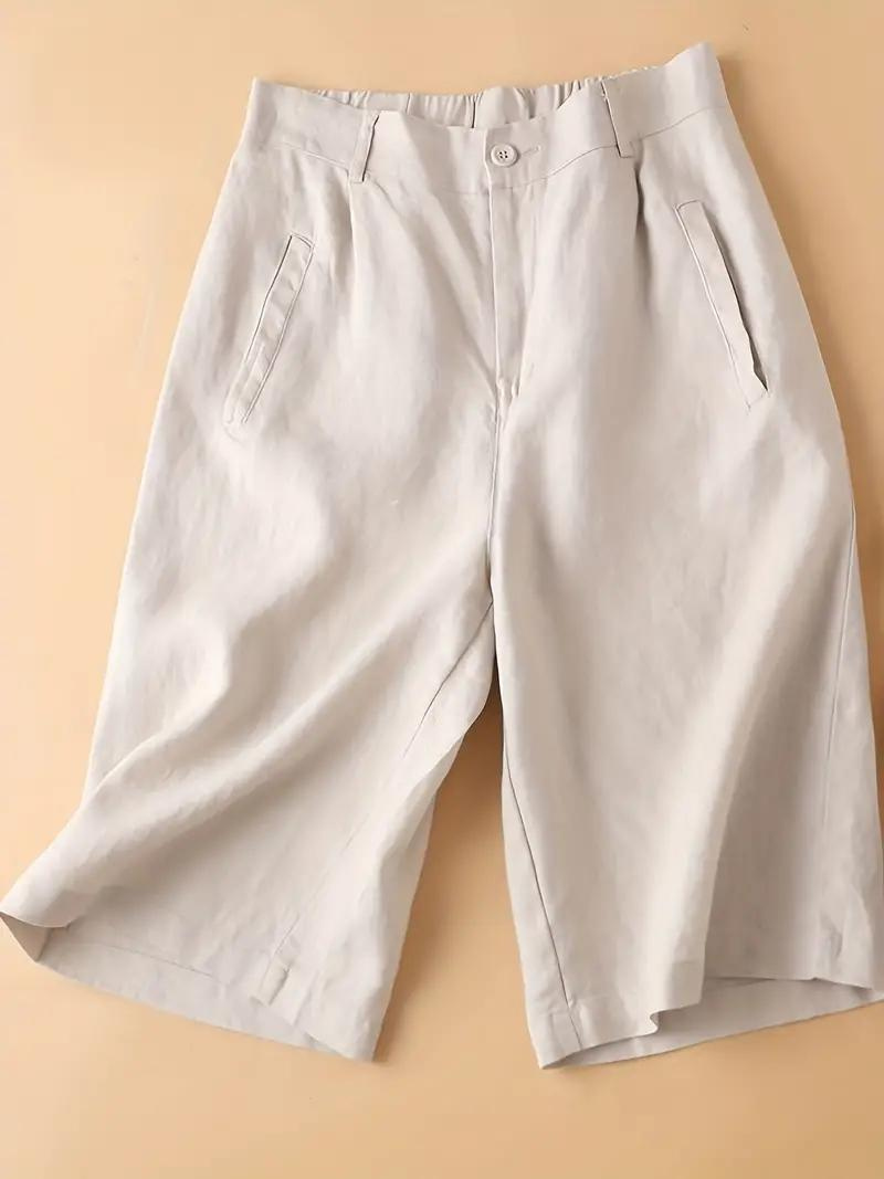 Summer Shorts, Elastic Waist, Loose Fit, High Waisted Shorts, Women's Clothing-Fashion Nora