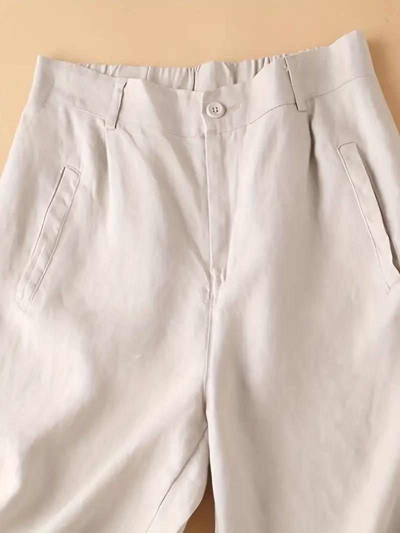 Summer Shorts, Elastic Waist, Loose Fit, High Waisted Shorts, Women's Clothing-Fashion Nora