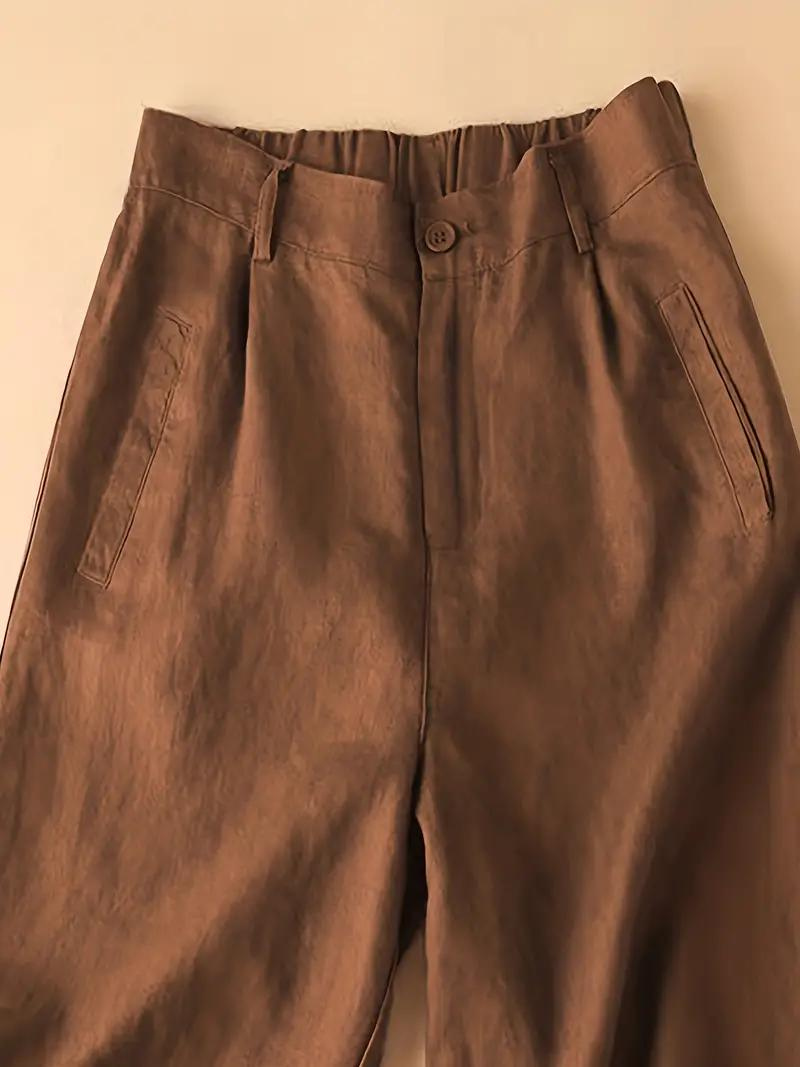 Summer Shorts, Elastic Waist, Loose Fit, High Waisted Shorts, Women's Clothing-Fashion Nora
