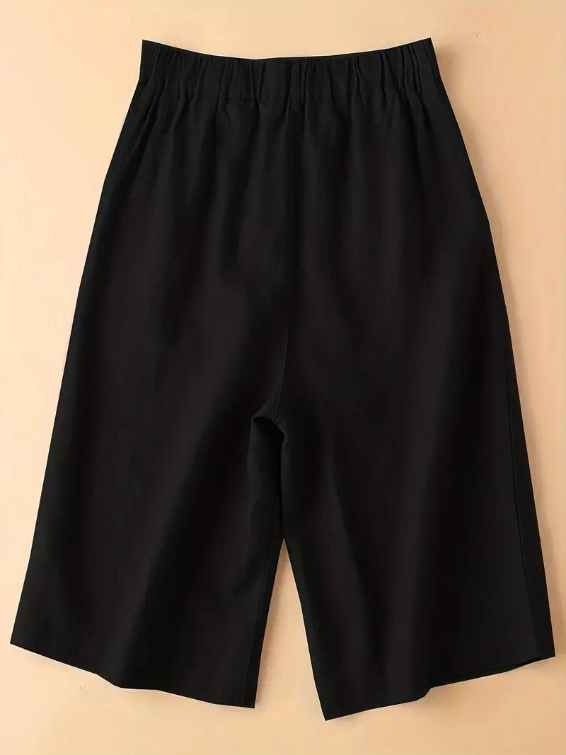 Summer Shorts, Elastic Waist, Loose Fit, High Waisted Shorts, Women's Clothing-Fashion Nora