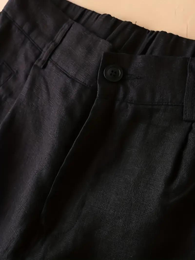Summer Shorts, Elastic Waist, Loose Fit, High Waisted Shorts, Women's Clothing-Fashion Nora