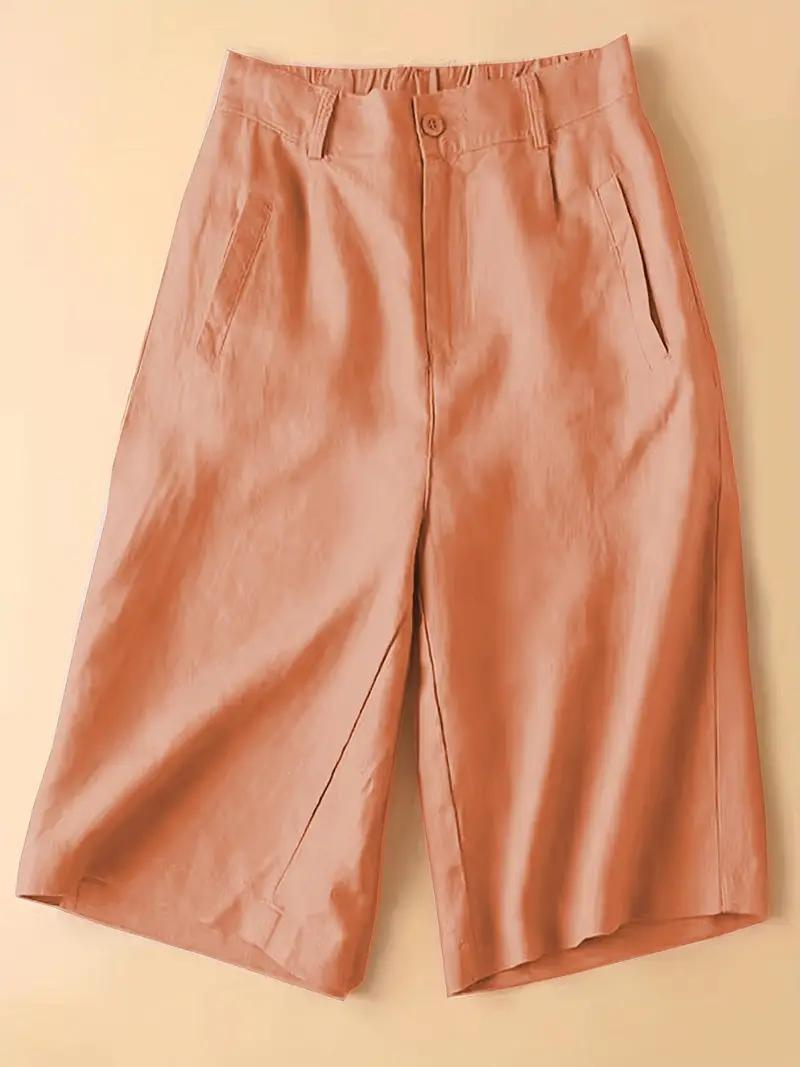 Summer Shorts, Elastic Waist, Loose Fit, High Waisted Shorts, Women's Clothing-Fashion Nora