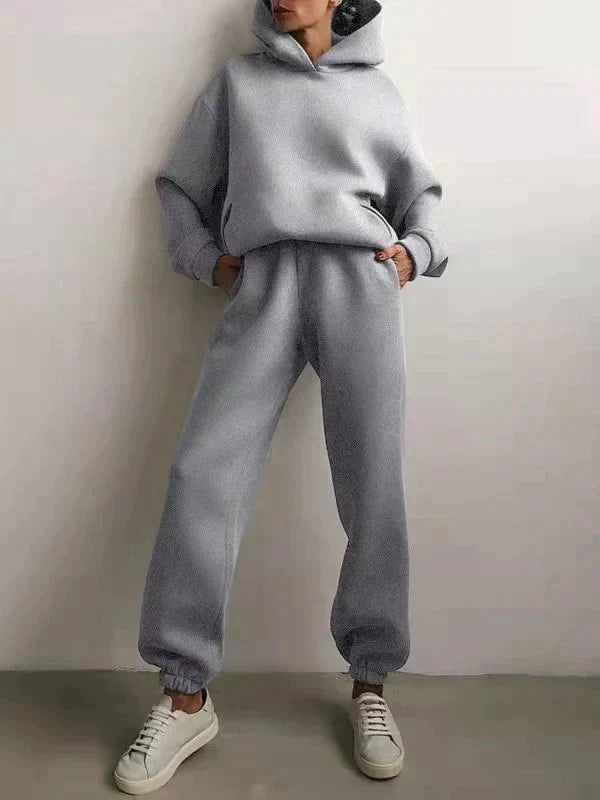 Sweatsuit - Women's Pullover Hoodie Sweatpants Jogging Suit-Fashion Nora