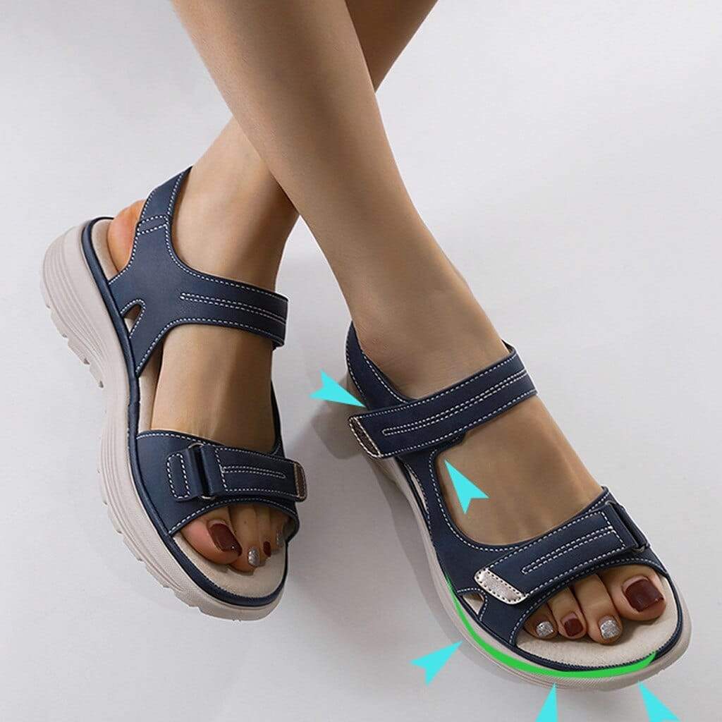Velcro Sandals | Ergonomic | Walking | Sport Sandals | Orthopedic Sandals for Women-Fashion Nora